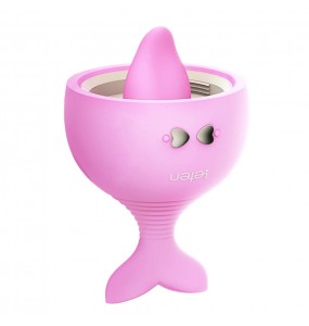 HK LETEN - Kissing Fish Licking Sucking Oral Nipple Breast Stimulator Massager Vibrators (Chargeable - Pink)